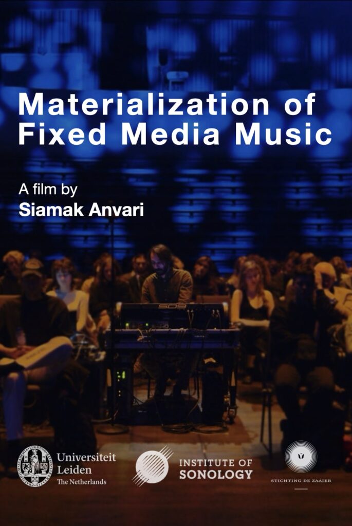 Poster Materialization of Fixed Media Music